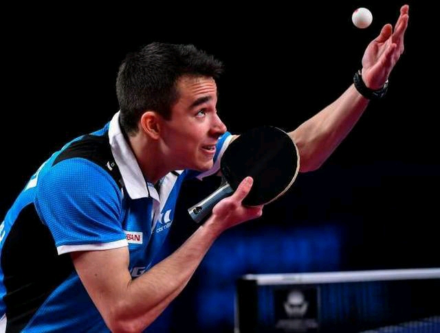 乓球比赛中 乓球比赛中